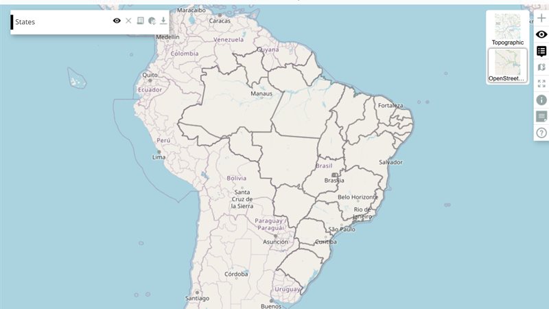 Background map picker